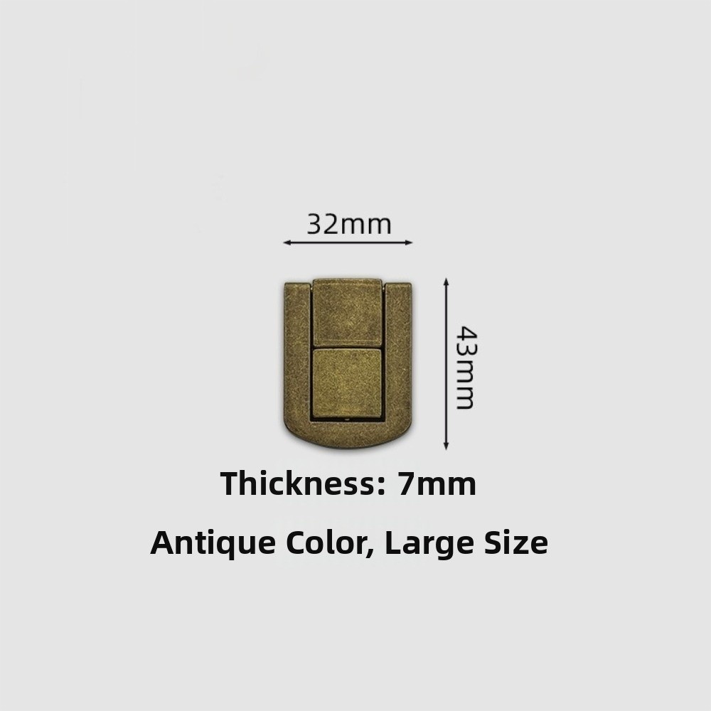 Furniture Hardware Material - ตัวล็อคกล่องวัสดุอัลลอยด์ โครงสร้างโลหะ ดีไซน์ตกแต่ง อุปกรณ์ฮาร์ดแวร์เฟอร์นิเจอร์ ตัวล็อคขนาดเล็กสำหรับลิ้นชักและกล่องของขวัญ