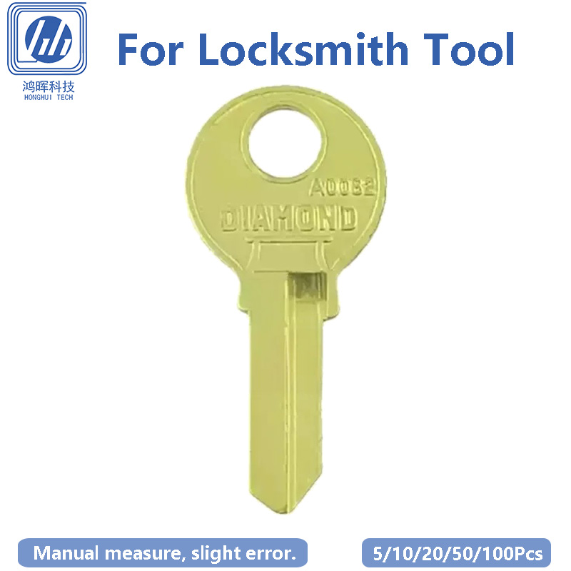 Furniture Hardware Fitting - 5-100 ชิ้น/ล็อต กุญแจทองแดงแบบยังไม่ตัด สำหรับล็อคประตูบ้านพักอาศัย อุปกรณ์ฮาร์ดแวร์สำหรับทำกุญแจ ขนาด