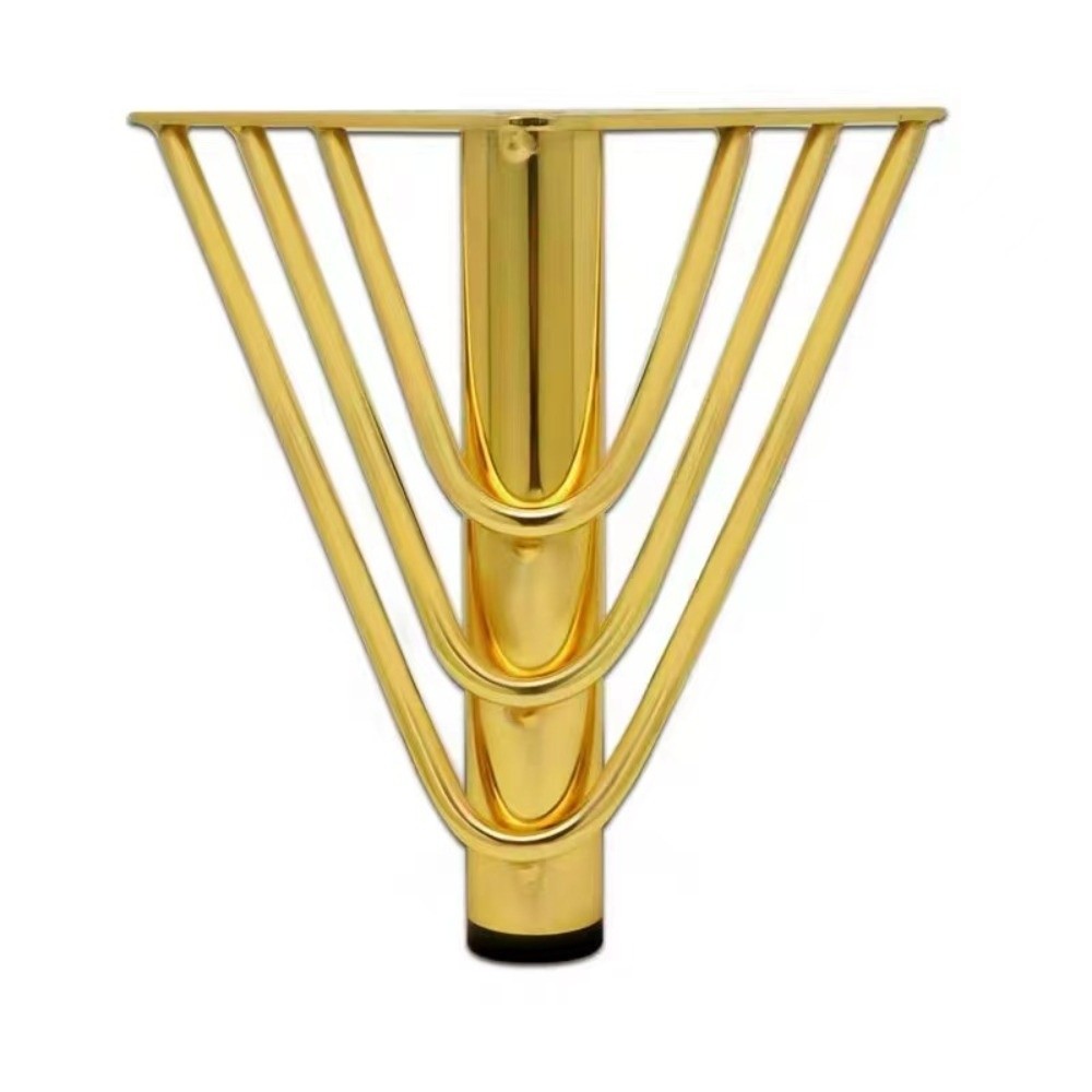 Furniture Hardware Material - ขาเฟอร์นิเจอร์สีทอง ดีไซน์หนาพิเศษ สูง 15 ซม. อุปกรณ์ฮาร์ดแวร์เฟอร์นิเจอร์