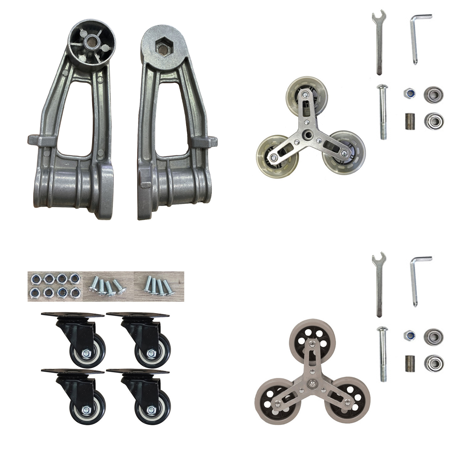 Furniture Hardware Shop - สินค้ารถเข็นล้ออุปกรณ์ฮาร์ดแวร์บันไดปีนเขารถเข็นเปลี่ยนล้อรถเข็นล้อสําหรับช้อปปิ้งซักรีด