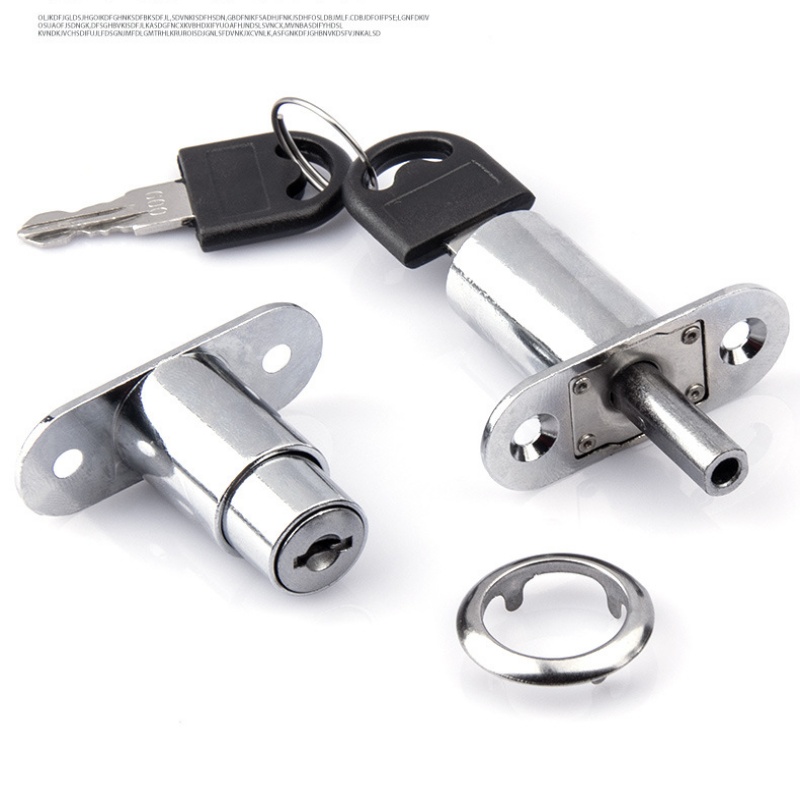 Furniture Hardware Suppliers - กุญแจล็อคทรงกระบอกแบบใช้ได้จริง ขนาด 22/32 มม. สำหรับประตูบานเลื่อน ตู้เสื้อผ้า