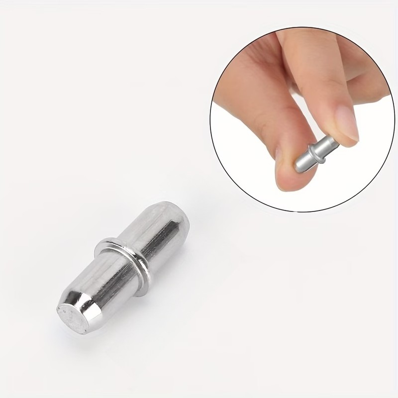 Furniture Hardware Material - 87 ชิ้น หมุดรองรับชั้นวางของ ทำจากวัสดุเหล็ก เหมาะสำหรับรองรับชั้นวางของในตู้เสื้อผ้าและอุปกรณ์ฮาร์ดแวร์เฟอร์นิเจอร์ในบ้าน