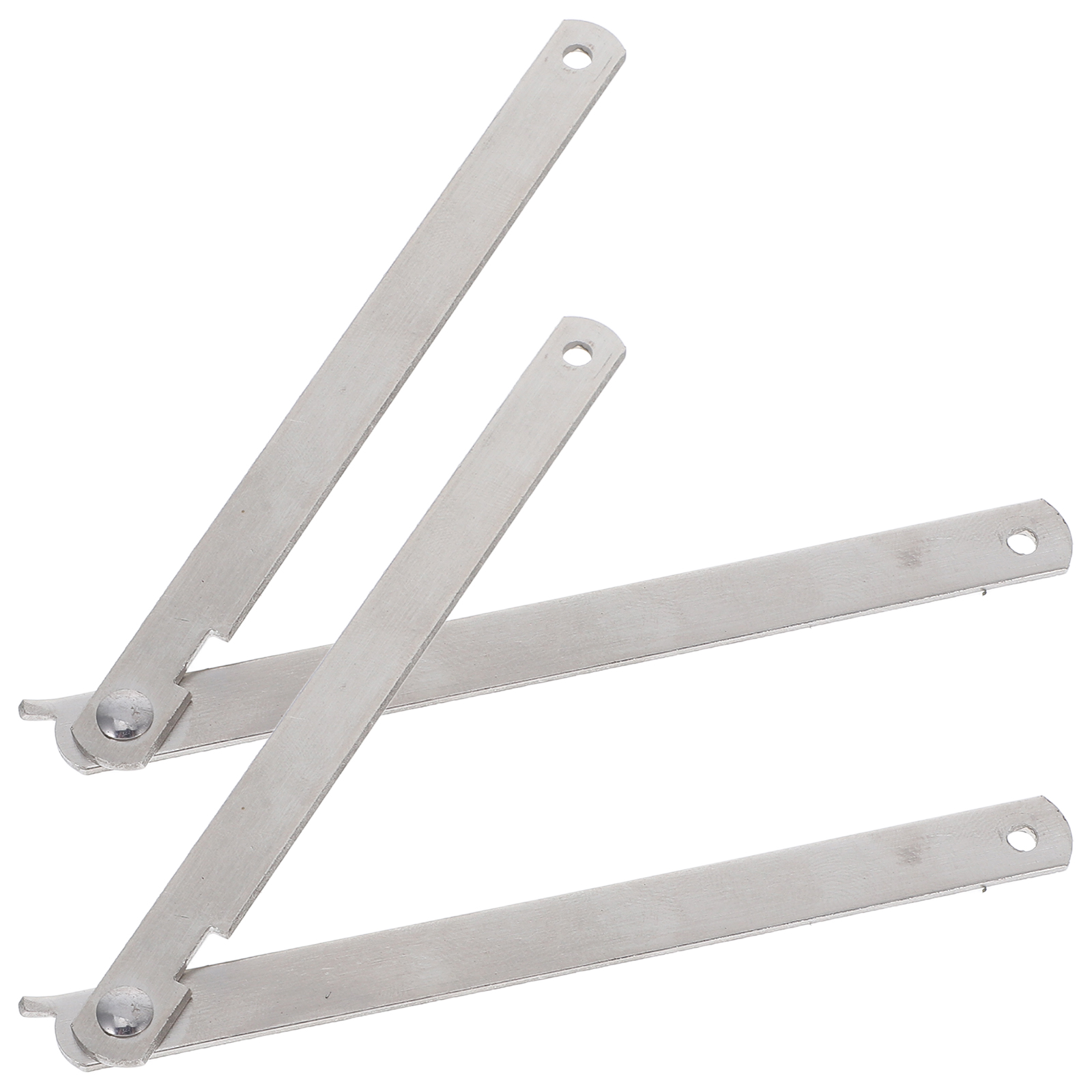 Office Furniture Hardware - ตัวเชื่อมต่อโต๊ะพับสแตนเลส 2 ชิ้น อุปกรณ์ยึดแกนปรับระดับได้ สำหรับเฟอร์นิเจอร์ บ้าน