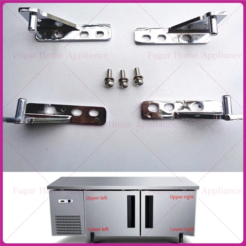 Furniture Hardware Fitting - บานพับตู้เย็นแบบมีฐานรอง 35 มม. อุปกรณ์ครัวเชิงพาณิชย์ อะไหล่ตู้แช่แข็ง บานพับประตูตู้เย็น