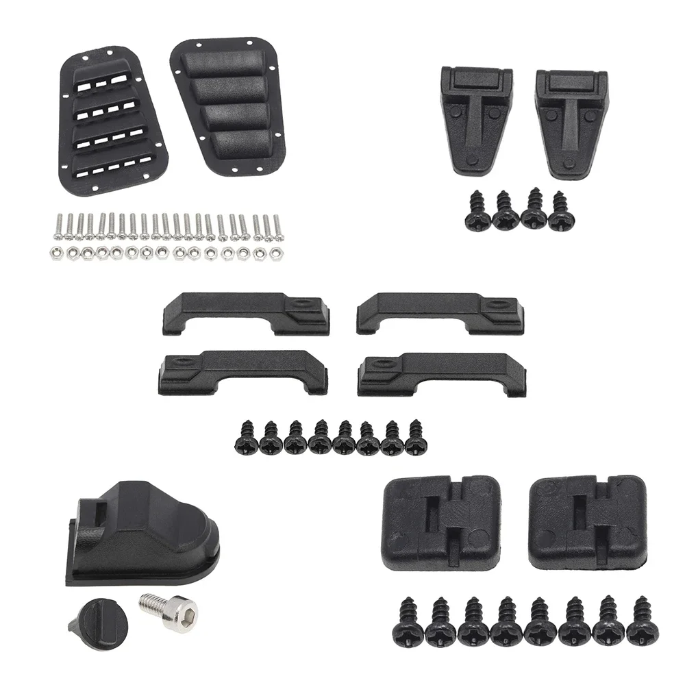 Furniture Hardware Fitting - บานพับประตูHood Grilleประตูจับฝาครอบเครื่องยนต์บานพับการใช้ถังสําหรับR TRX-4 TRX4 Defender D90