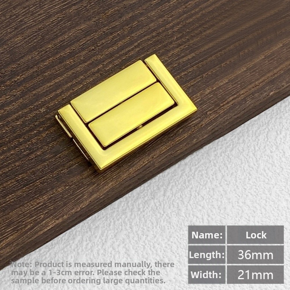 Furniture Hardware Material - ตัวล็อคกล่องวัสดุโลหะผสม ดีไซน์ตกแต่ง โครงสร้างโลหะ ตัวล็อคกล่องขนาดเล็ก อุปกรณ์ฮาร์ดแวร์เฟอร์นิเจอร์