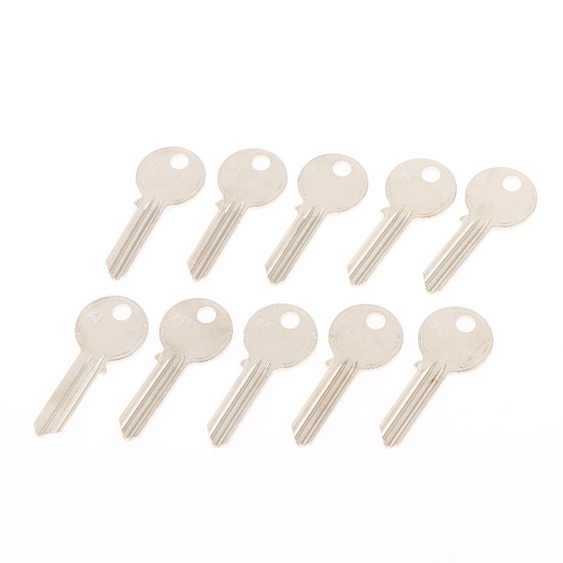 Furniture Hardware Fitting - กุญแจเปล่าแบบสองร่อง F3 จำนวน 10 ชิ้น -
