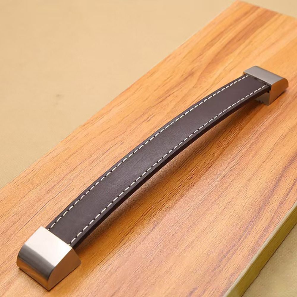 มือจับตู้หนังนุ่มสีน้ำตาล 1 ชิ - Furniture Hardware In China บทวิจารณ์และราคา