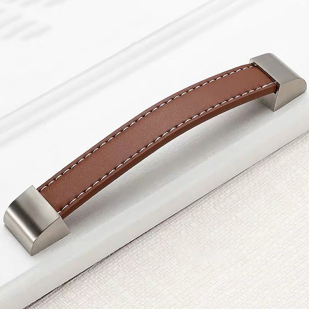 มือจับตู้หนังนุ่มสีน้ำตาล 1 ชิ - Furniture Hardware In China บทวิจารณ์และราคา
