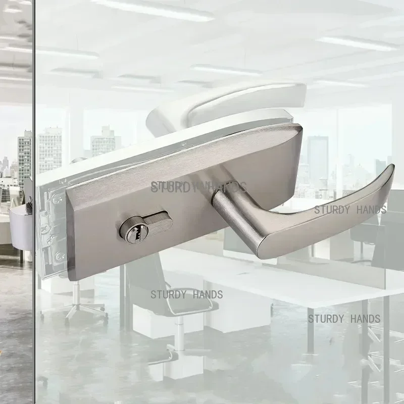 สํานักงานประตูกระจกล็อคห้องน้ํ - Furniture Hardware Fitting บทวิจารณ์และราคา