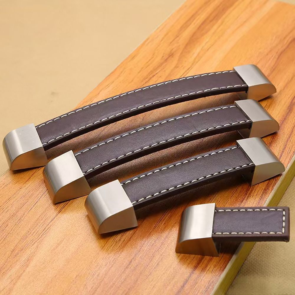 มือจับตู้หนังนุ่มสีน้ำตาล 1 ชิ - Furniture Hardware In China บทวิจารณ์และราคา