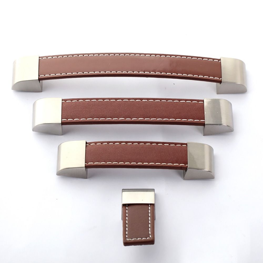 มือจับตู้หนังนุ่มสีน้ำตาล 1 ชิ - Furniture Hardware In China บทวิจารณ์และราคา
