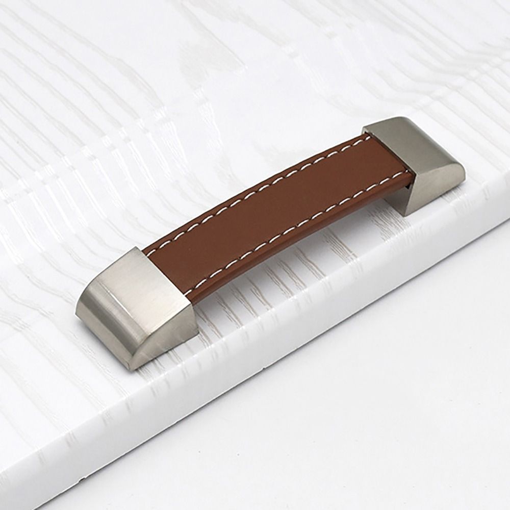 มือจับตู้หนังนุ่มสีน้ำตาล 1 ชิ - Furniture Hardware In China บทวิจารณ์และราคา