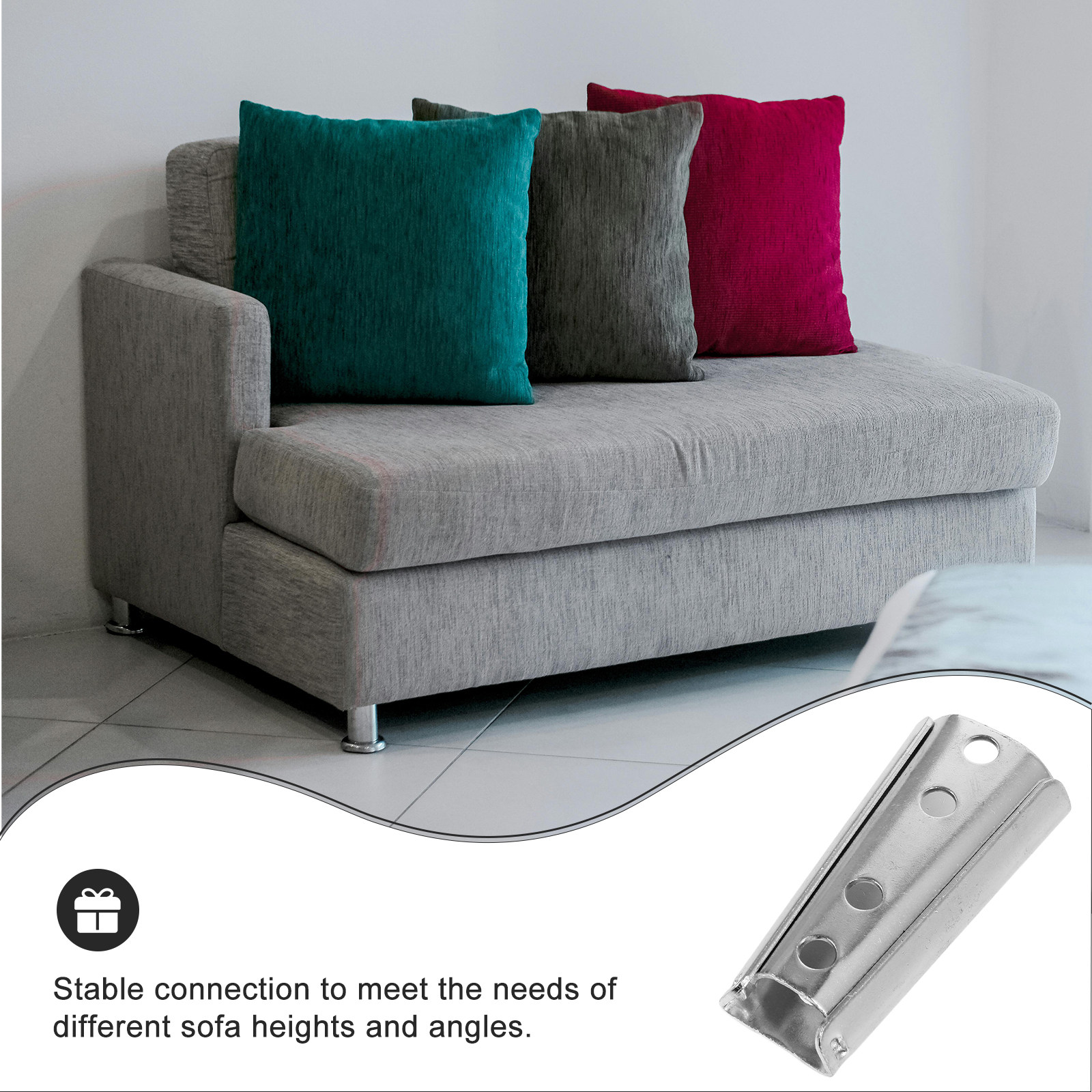 ตัวเชื่อมโซฟา 4 ชิ้น แบบสไลเดอ - Furniture Hardware Material บทวิจารณ์และราคา