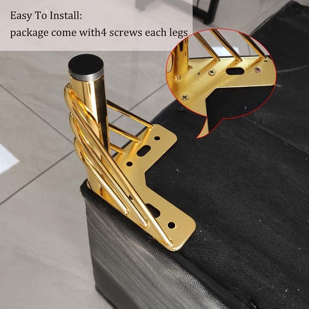 ขาเฟอร์นิเจอร์สีทอง ดีไซน์หนาพ - Furniture Hardware Material บทวิจารณ์และราคา