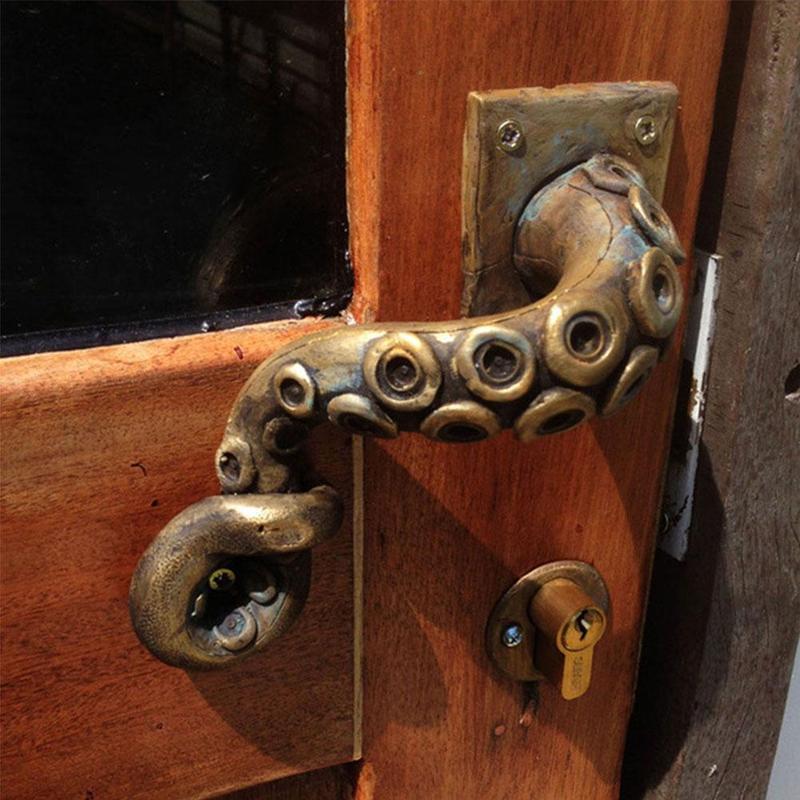 Vintage Octopus ลูกบิดประตูสัต - Furniture Hardware Suppliers บทวิจารณ์และราคา