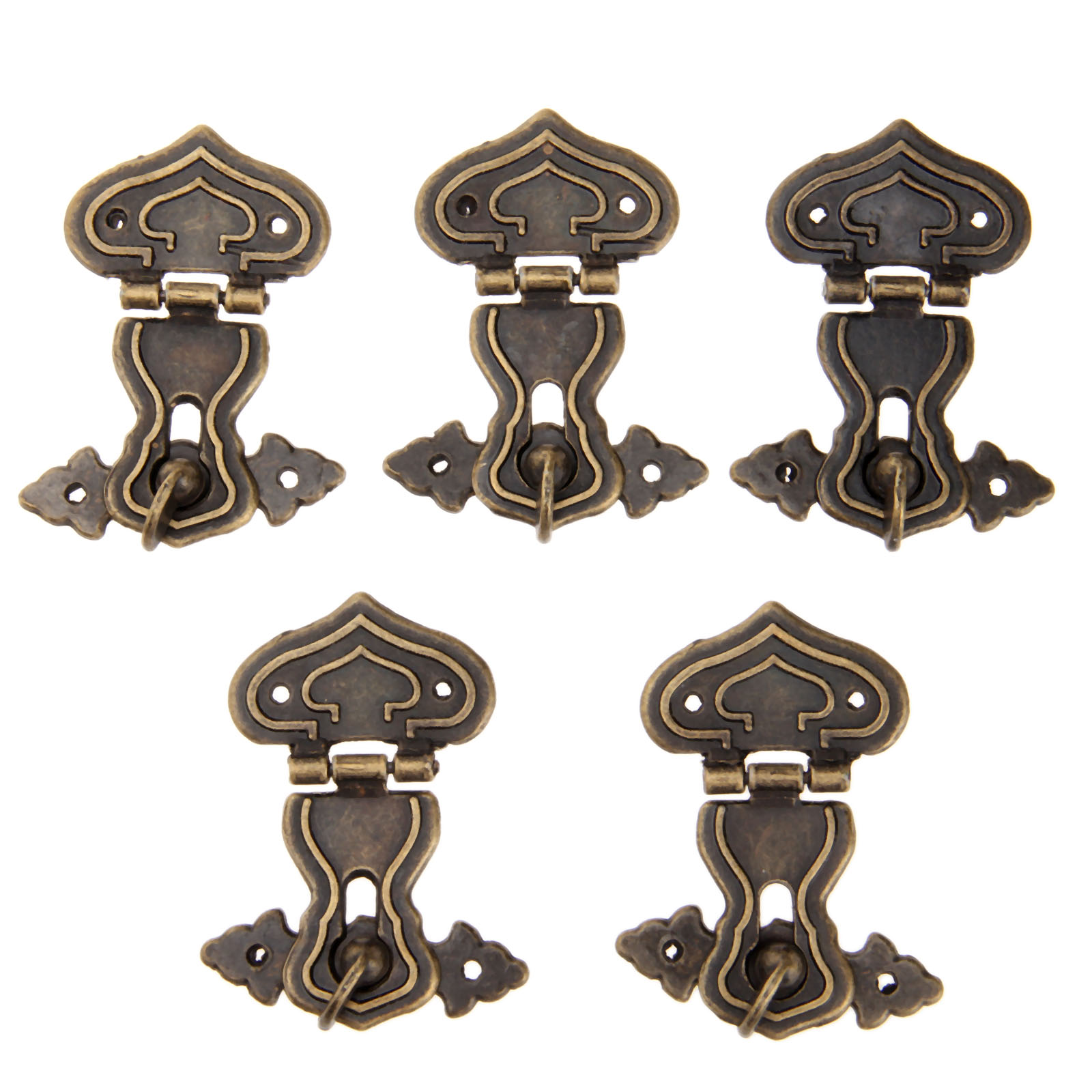 5Pcs 63X47มม.โบราณล็อคโลหะตกแต - Furniture Hardware Suppliers บทวิจารณ์และราคา
