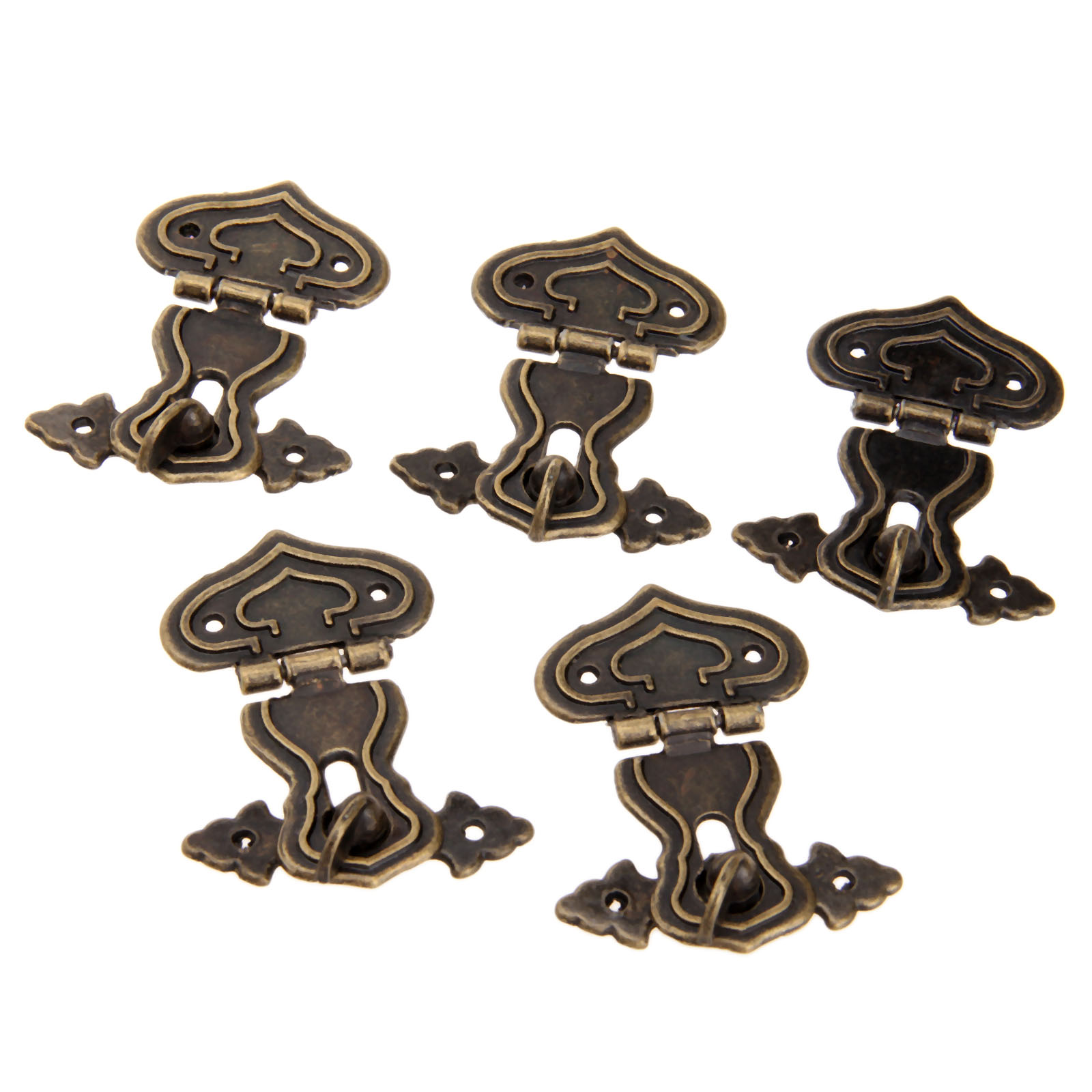 5Pcs 63X47มม.โบราณล็อคโลหะตกแต - Furniture Hardware Suppliers บทวิจารณ์และราคา