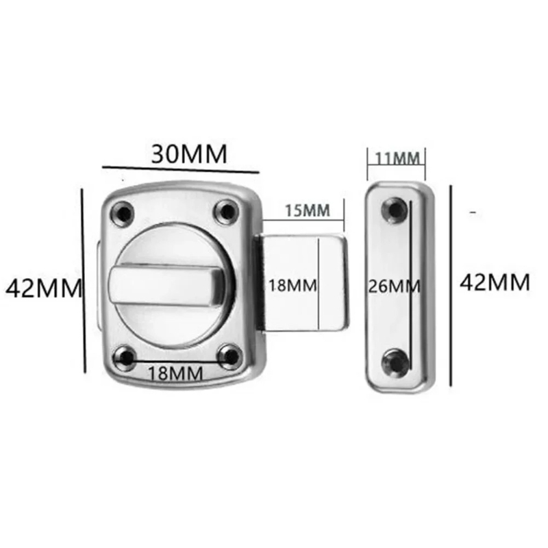 สลักประตูโลหะหล่อป้องกันการโจร - Furniture Hardware Fitting บทวิจารณ์และราคา