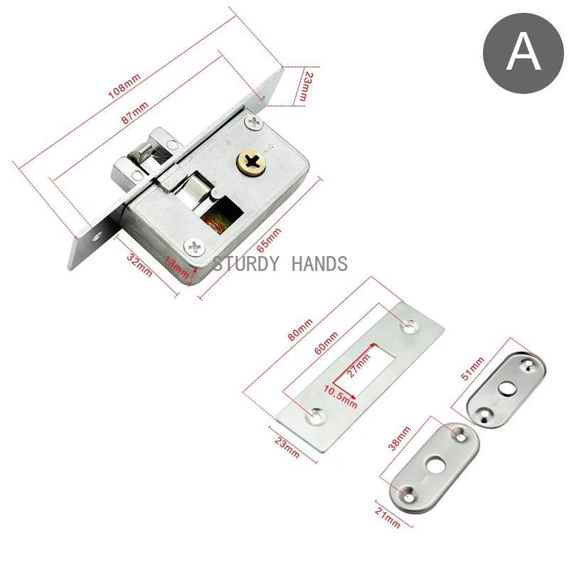โลหะผสมพินล็อคประตูบานเลื่อนที - Furniture Hardware Fitting บทวิจารณ์และราคา