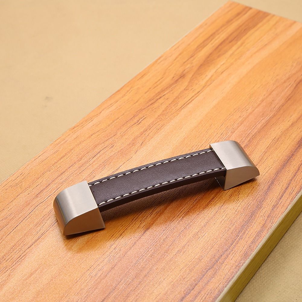 มือจับตู้หนังนุ่มสีน้ำตาล 1 ชิ - Furniture Hardware In China บทวิจารณ์และราคา